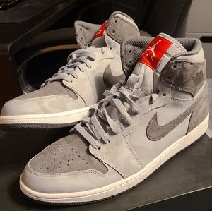 Jordan 1 OG high wolf grey 3m camo, A1 condition, worn only a couple hours, rare